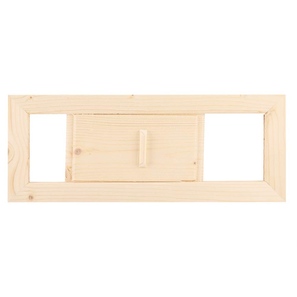 Premium Cedar Wood Sauna Ventilation Panel - Steam Room Air Vent Grille for Optimal Airflow - Perfect for Sauna & Steam Room Ventilation Accessories