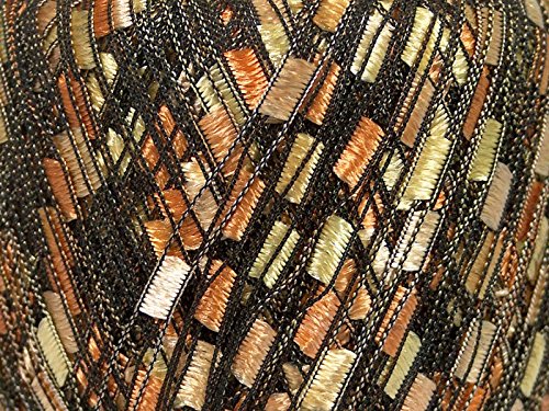 Premium Wishing Well Ladder Yarn - 50g Orange, Copper, Yellow & Gold Hand Knitting Wool for DIY Crafts, Scarf Making, and Home Decor Projects