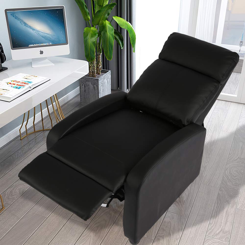 Ergonomic Recliner Chair for Adults with Massage & Remote Control - Comfortable Lounge, Gaming & Reading Chair for Living Room, Home Theater & Office Relaxation