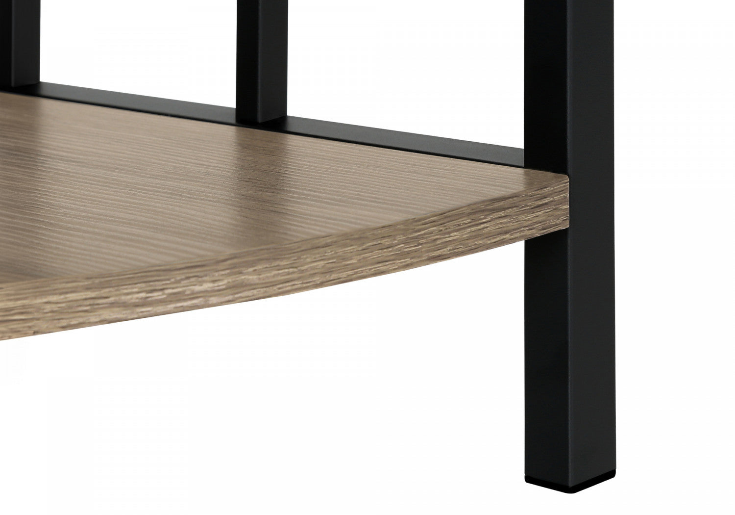 Venn Bookcase - Dark Taupe Wooden Bookshelf for Living Room, Bedroom & Office - Modern Storage Shelf for Books, Decor & Display