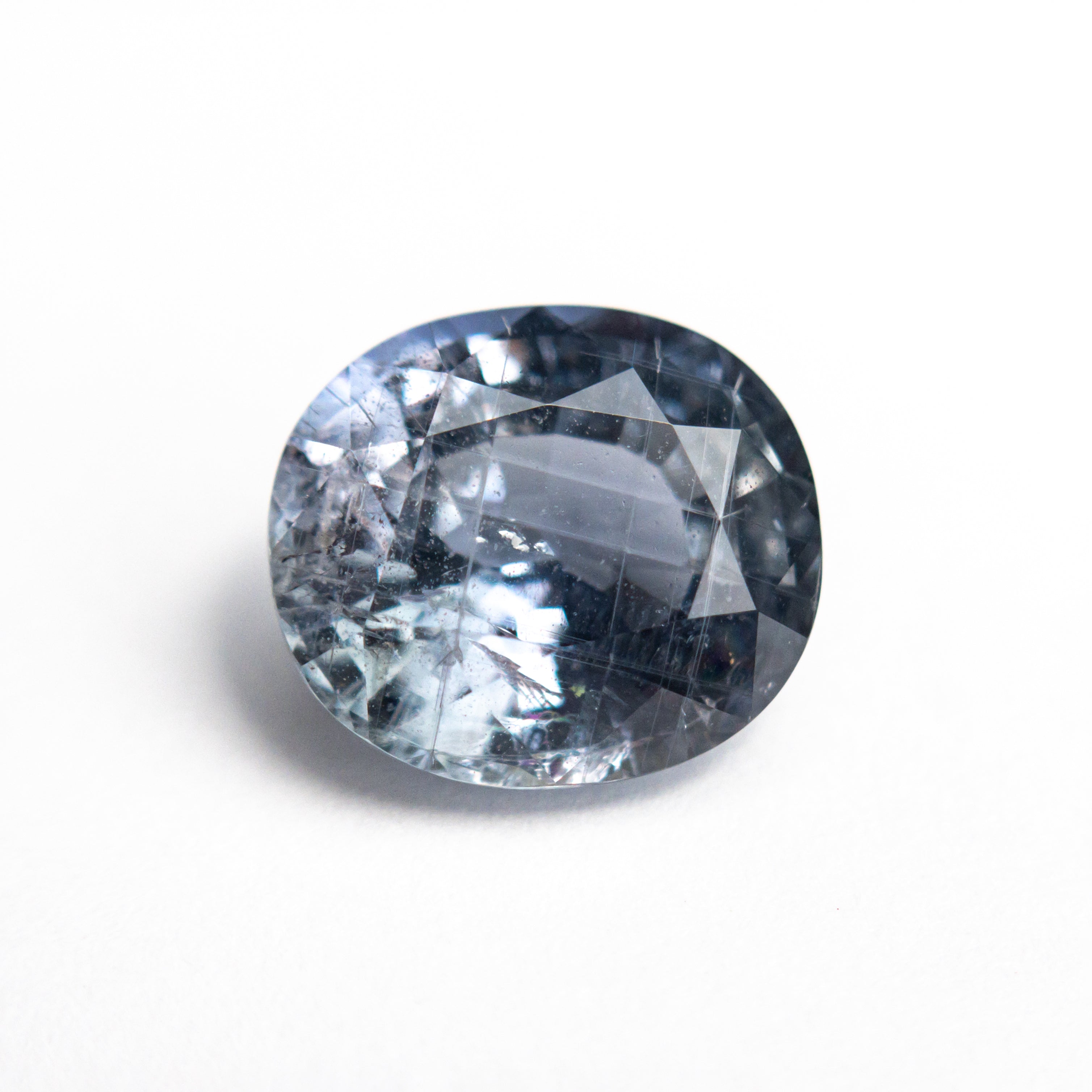 3.49ct Oval Brilliant Blue Sapphire Gemstone - 9.49x8.30x5.18mm Natural Loose Sapphire for Jewelry Making (25937-01) | Perfect for Engagement Rings, Necklaces & Earrings