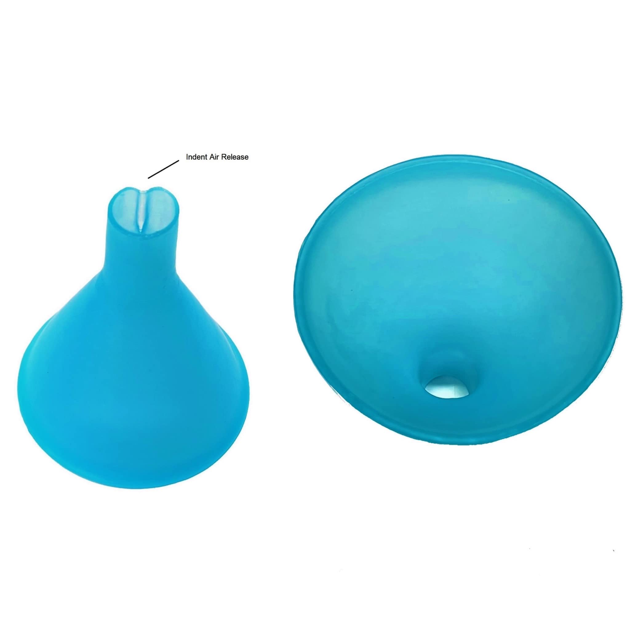 2 Pack Wide Mouth Funnel Set - Perfect for Protein Powder, Vitamins & Energy Drinks - Fits Most Plastic Bottles - Ideal for Kitchen, Gym & Travel Use