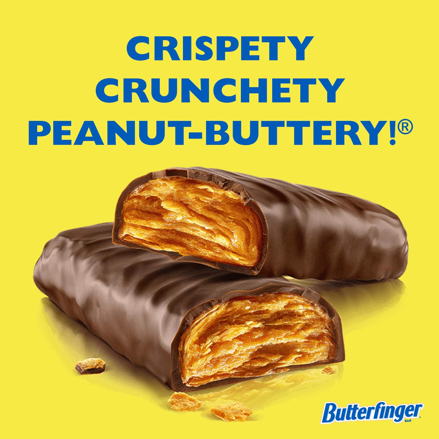 Butterfinger Fun Size Candy Bars - 7 Pack for Easter Baskets & Snacking