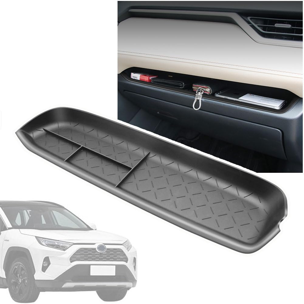 2022 Toyota RAV4 Center Console Organizer & Glove Box Storage Tray - Premium Car Accessories for 2019-2024 Models | Perfect for Road Trips & Daily Commuting