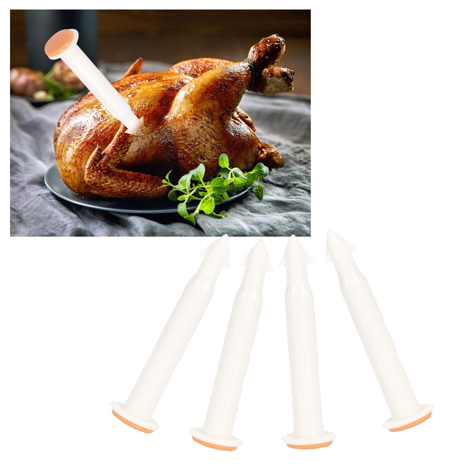 20Pcs Turkey Timer Thermometer - Digital Meat Thermometer for Oven, Grill & Smoker - Perfect for Roasting Chicken, Turkey, Beef & Poultry - Essential Kitchen Tool for Thanksgiving, BBQ & Holiday Cooking