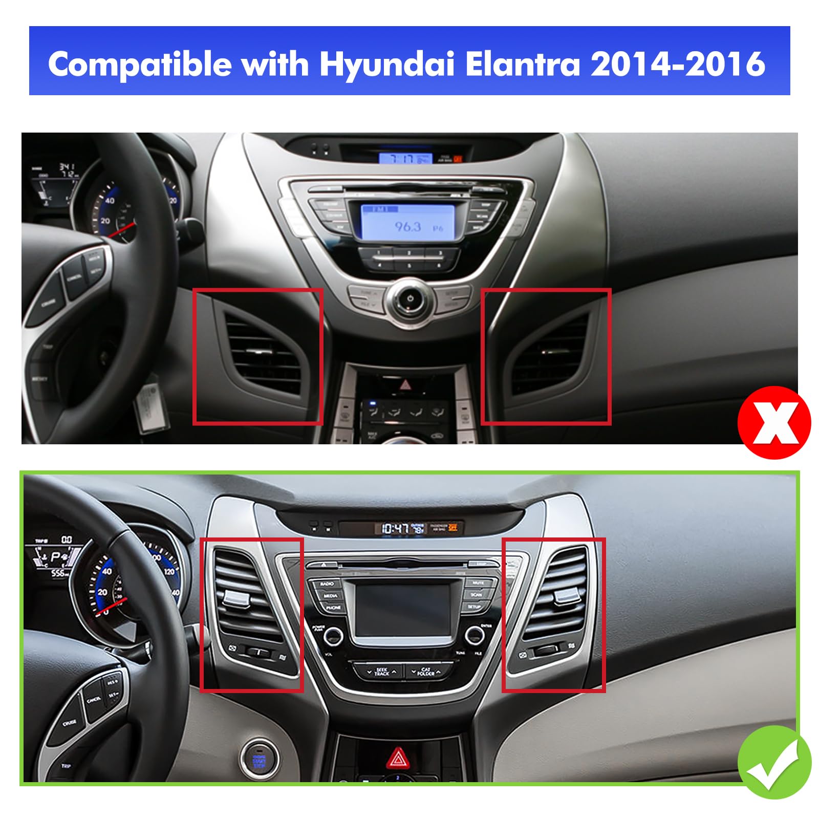 2+32GB Android 10 Double Din Car Stereo for Hyundai Elantra 2014-2016 | 9