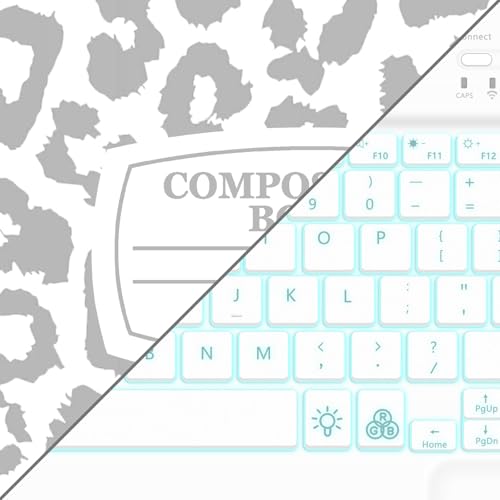 Backlight NoteBook Leopard Grey