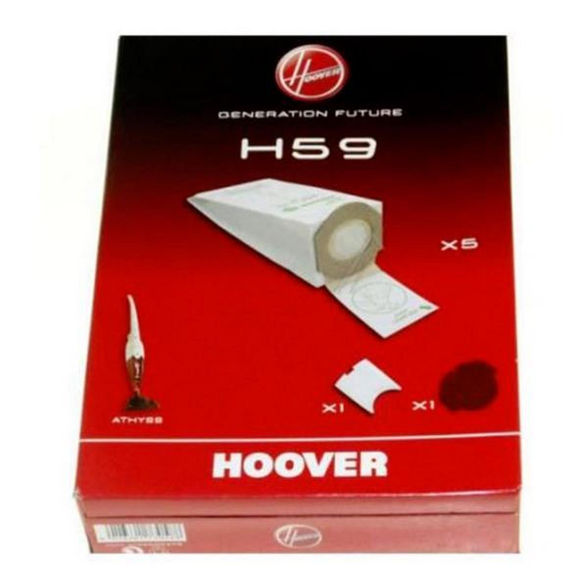 Original Hoover Athyss H59 Vacuum Bags - 2 Pack | Compatible with Hoover H-Series Vacuums | Perfect for Pet Hair, Allergies & Deep Cleaning