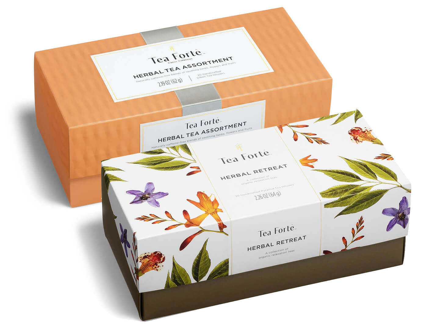 Organic Herbal Tea Gift Set - Caffeine-Free Relaxation Duo for Stress Relief & Better Sleep | Perfect for Gifts, Meditation & Evening Relaxation