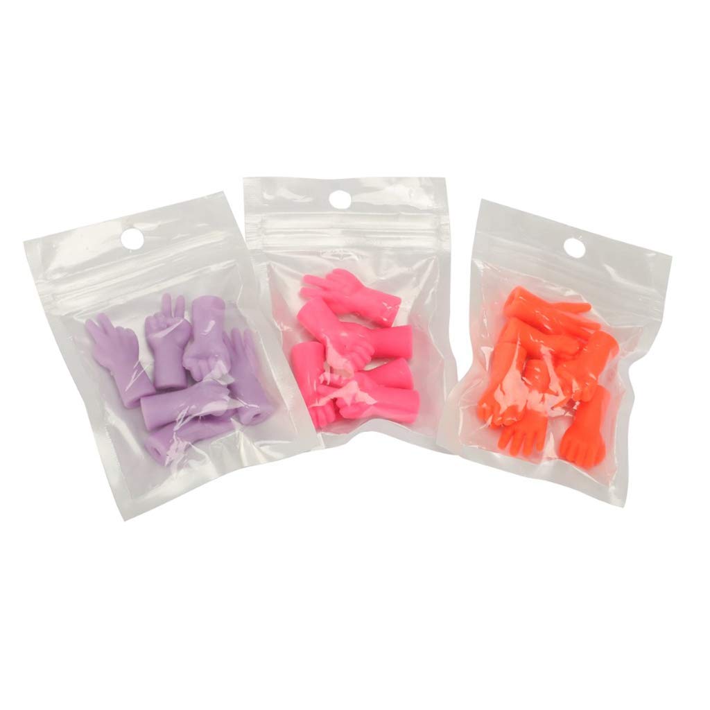 12-Piece Rubber Knitting Point Stoppers - Premium Knitting Needle Protectors for Crochet & Yarn Projects (Red) - Perfect for Knitting Storage, Travel & Craft Organization