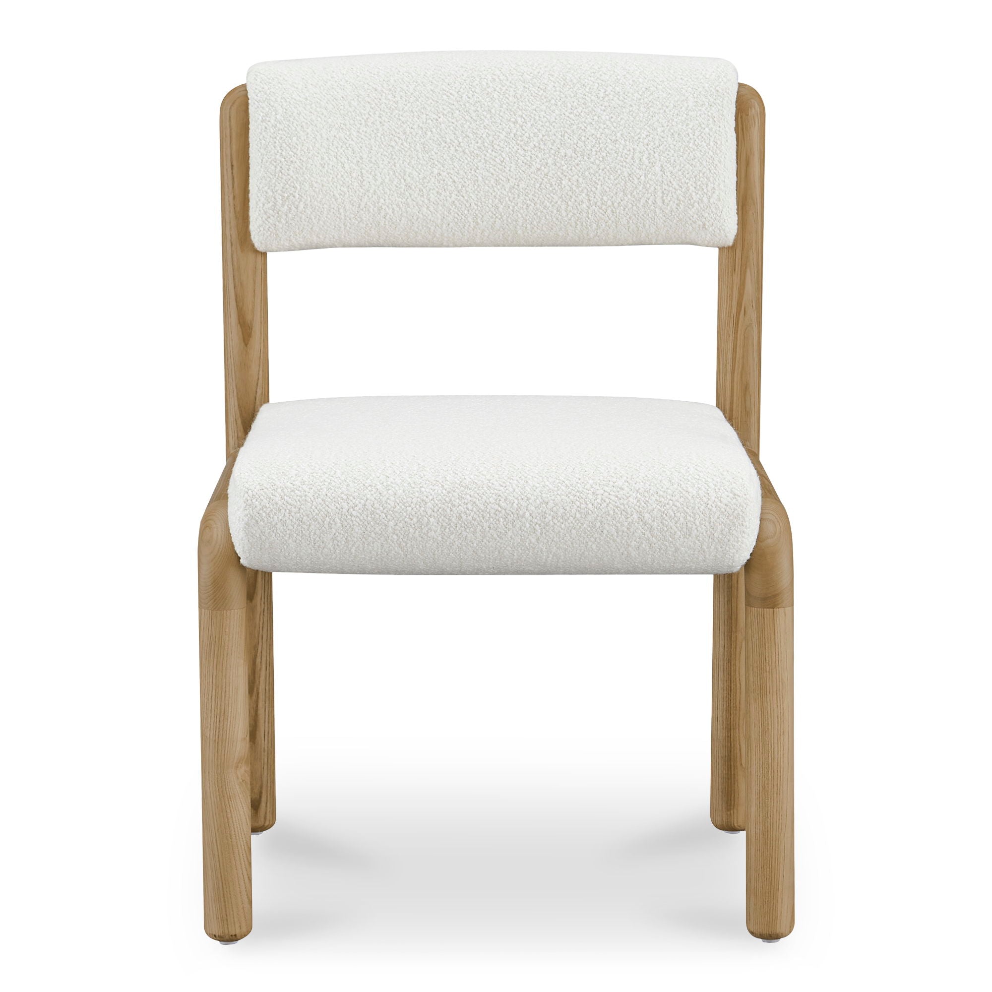 April Modern Dining Chairs (Set of 2) - White Wooden Kitchen Chairs for Dining Room, Breakfast Nook & Small Spaces - Comfortable & Stylish Home Furniture