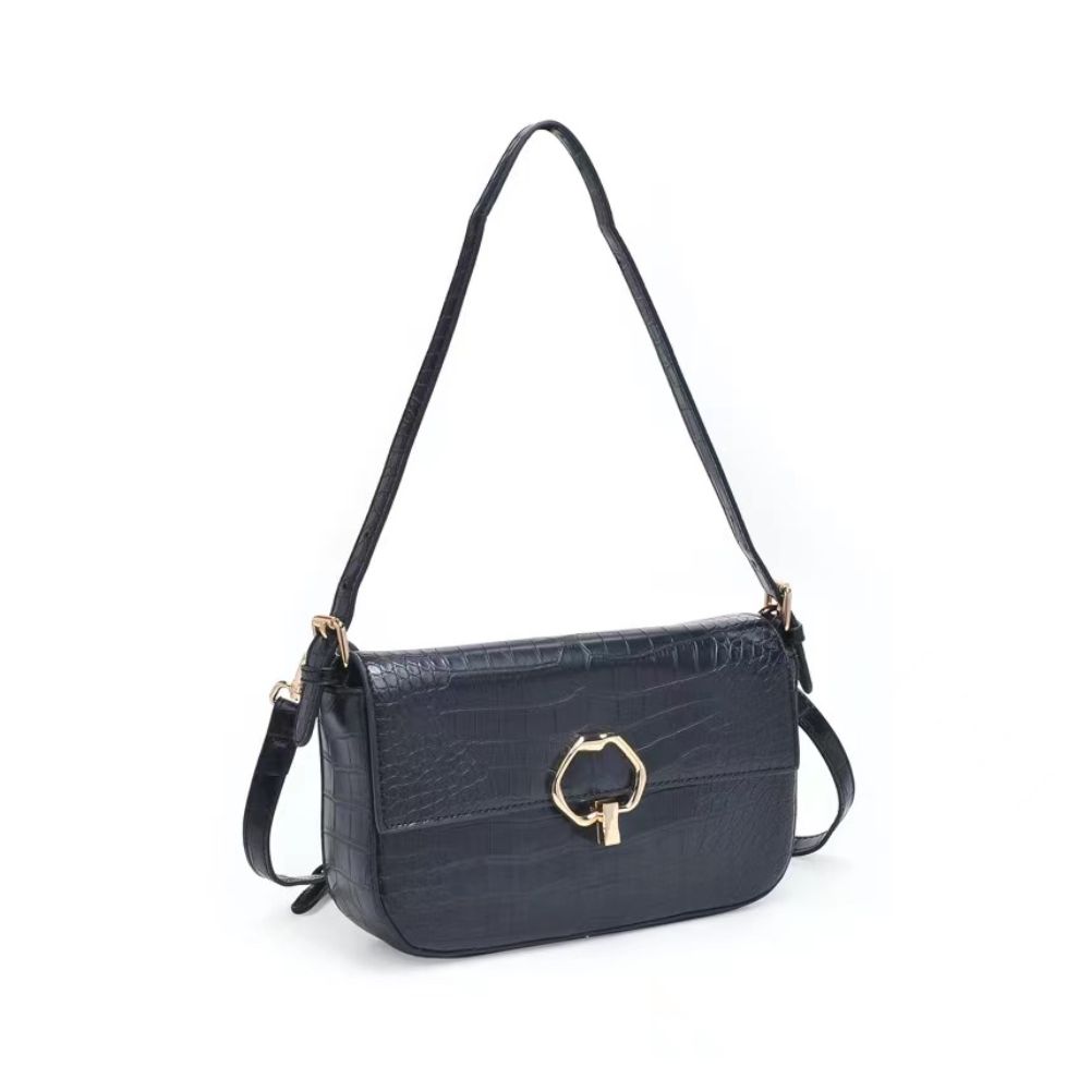 Ryerson Genuine Leather Crocodile Embossed Crossbody Bag for Women - Stylish & Durable Handbag for Daily Use, Work, Travel, and Special Occasions