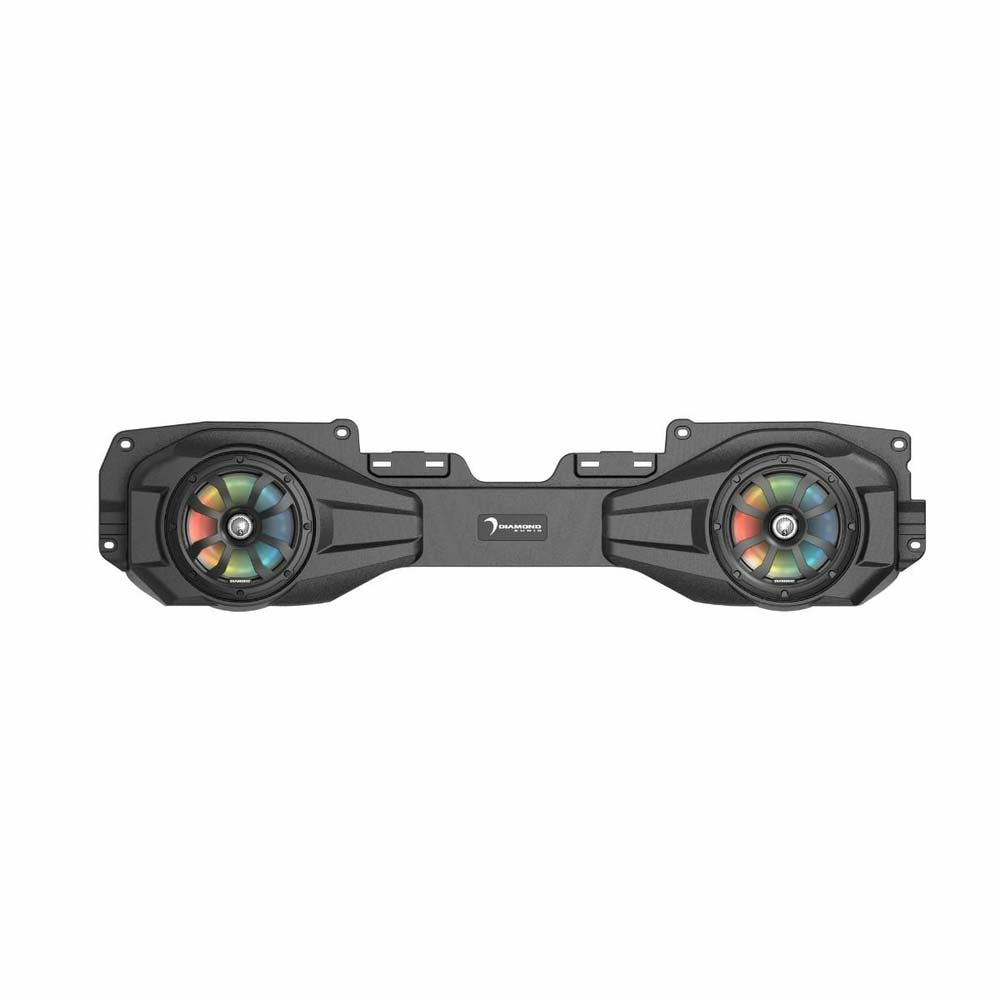 Diamond Audio VSPJP8 8 Inch Speaker Sound Bar - Premium Audio Upgrade for 2018+ Jeep Wrangler 2DR/4DR & Jeep Gladiator | Enhanced Sound for Off-Road Adventures & Daily Commutes