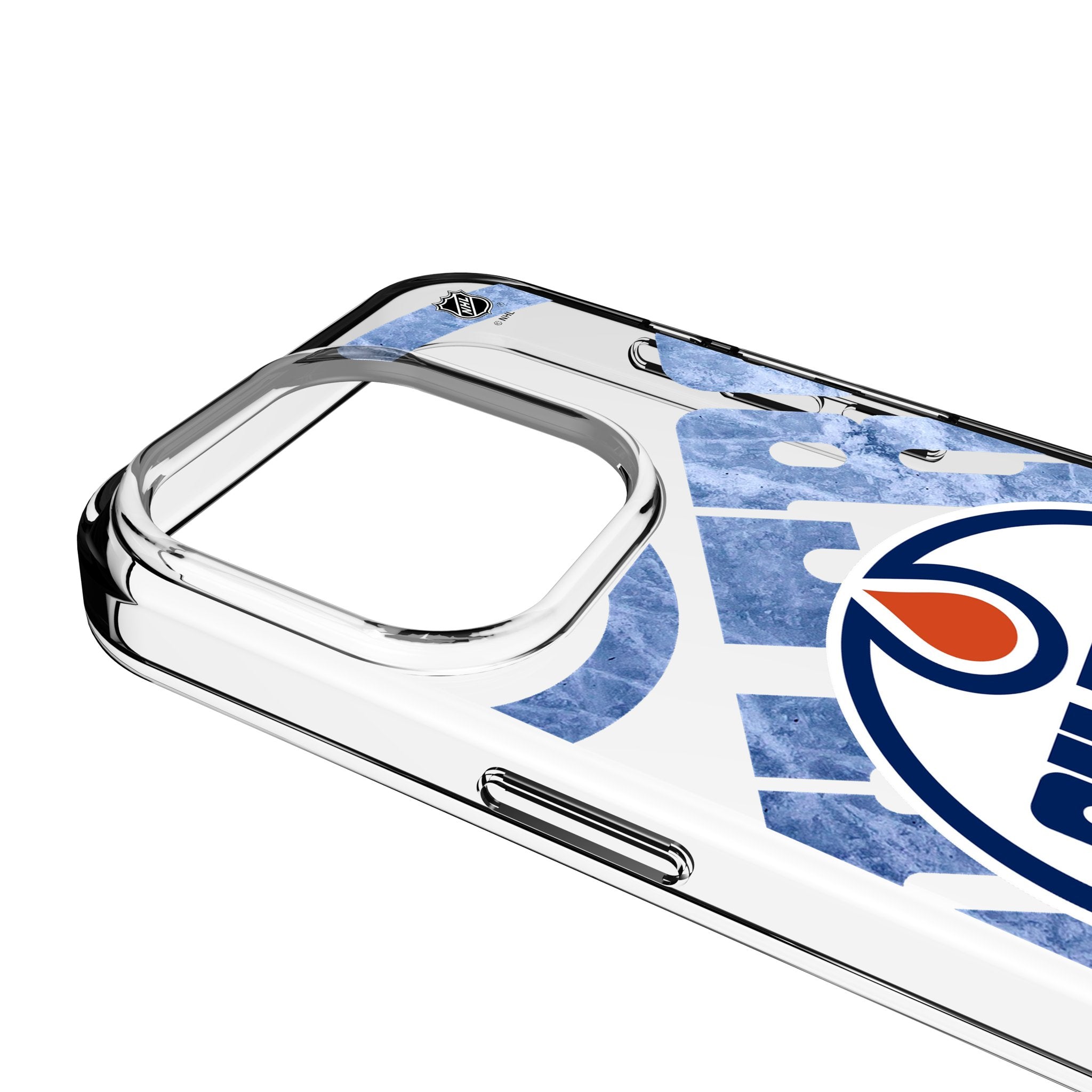 Edmonton Oilers Ice Tilt Clear iPhone Case for iPhone 14/13/12/11 Pro Max - Shatterproof Protective Cover for Hockey Fans - Perfect for Game Day & Everyday Use