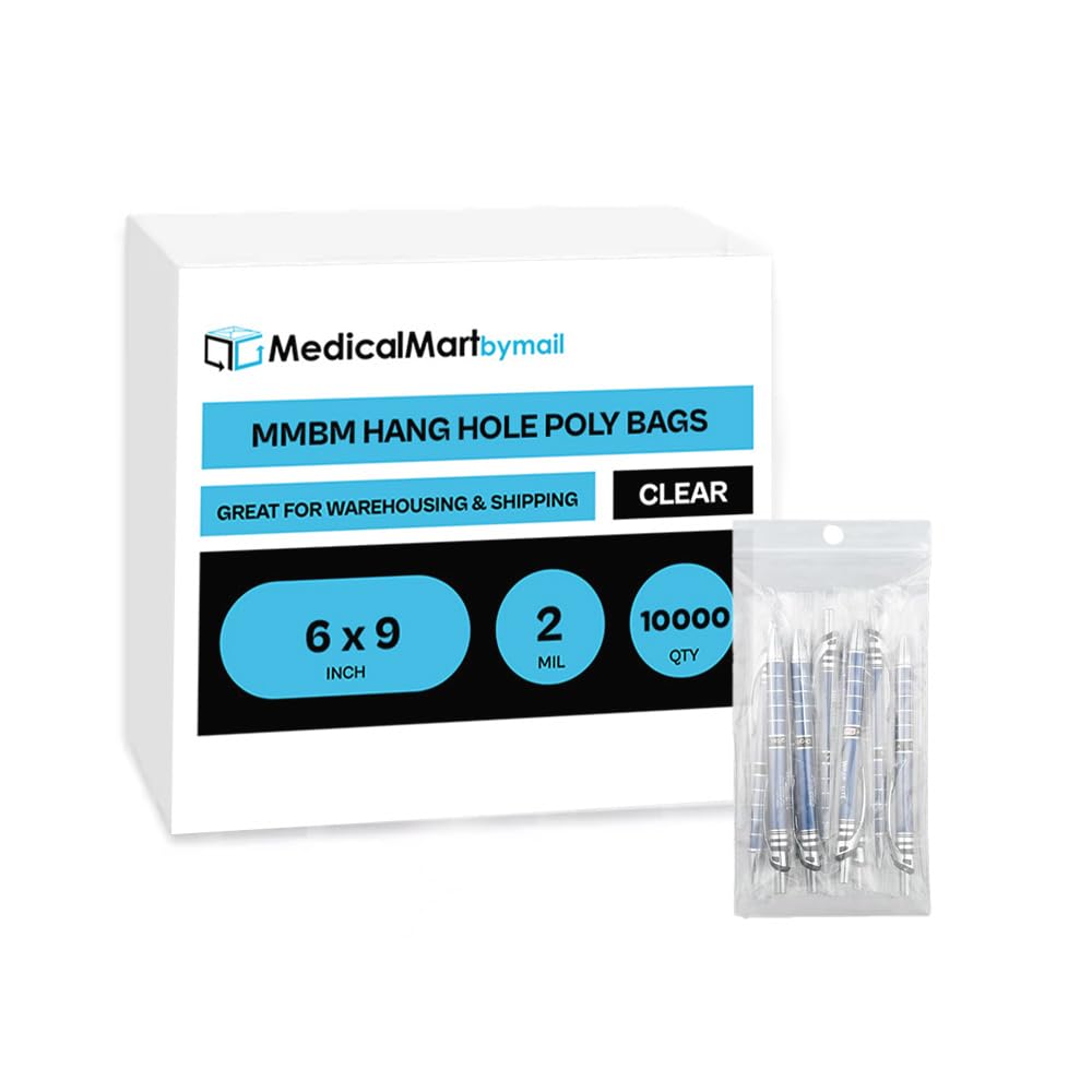 MMBM 6x9 Inch Reclosable Zipper Bags - 10000 Pack of 2 Mil Clear Plastic Storage Bags | Durable & Lightweight Zip Bags for Organizing Small Parts, Crafts, Jewelry & Office Supplies | Perfect for Home, Workshop & Retail Use
