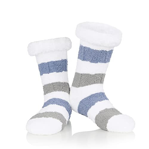 Blue Grey Stripes