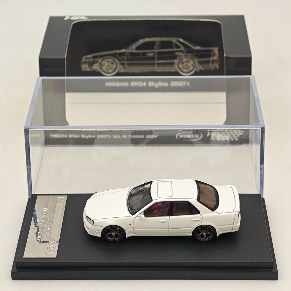 1:64 Nissan ER34 Uras Skyline Diecast Model Car - Limited Edition Collectible Toy for Hobbyists & Car Enthusiasts (Set of 699) - Perfect for Display, Gifts, and Racing Game Scenes