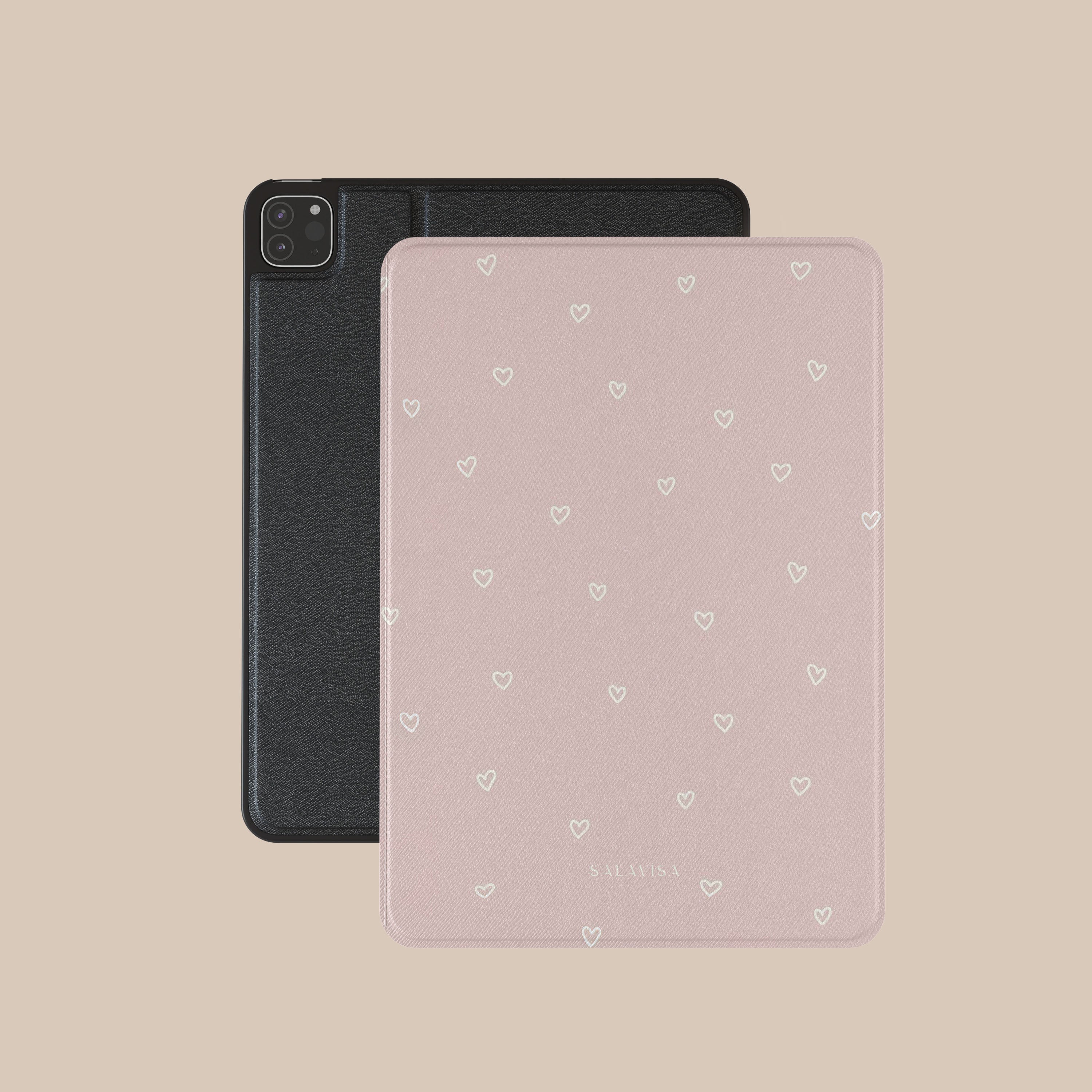Sweet Hearts iPad Case - Cute & Durable Protective Cover for iPad 6/7/8/9/10, Lightweight Slim Shell with Soft TPU Bumper - Perfect for School, Work & Travel