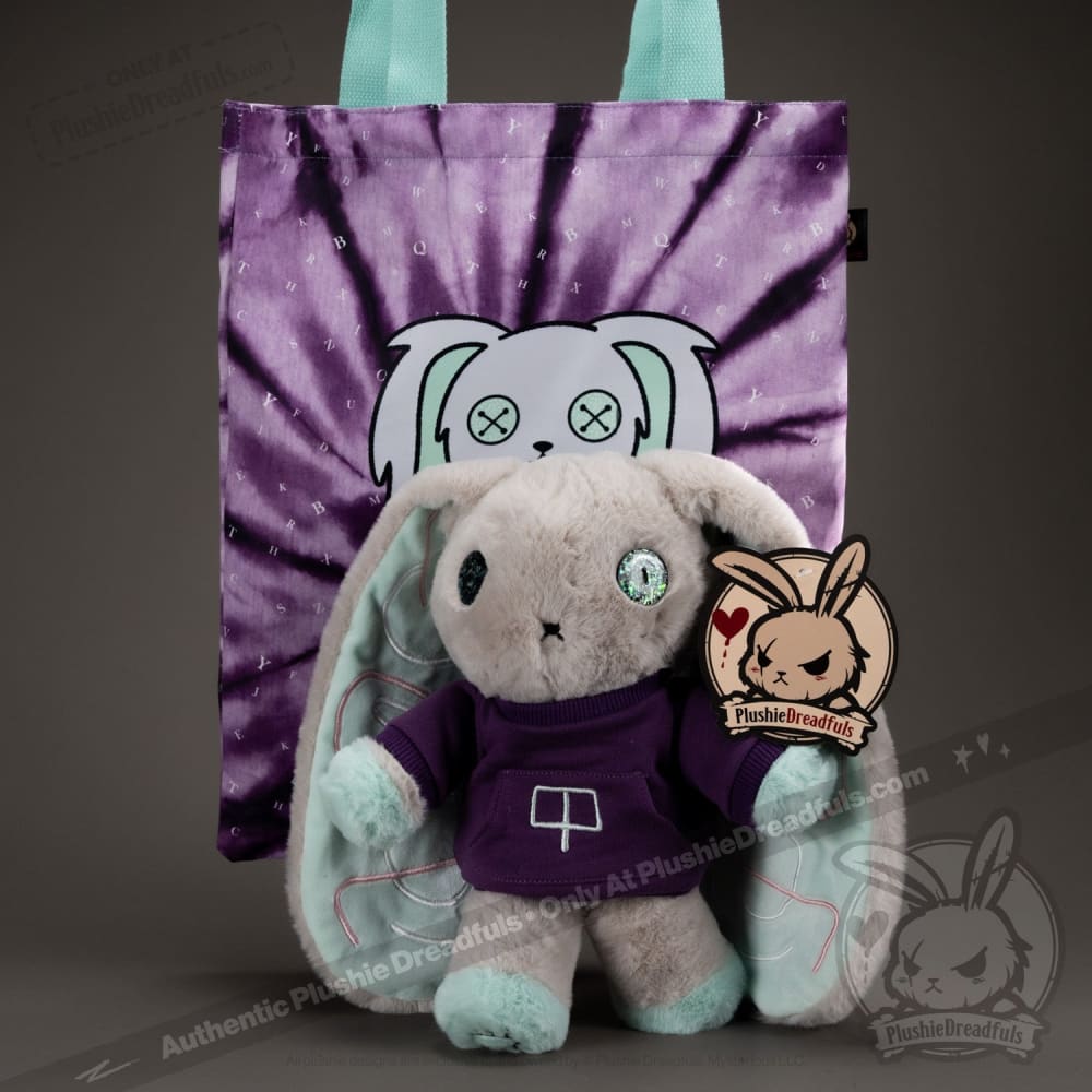 Plushie Dreadfuls Schizophrenia Rabbit II - Soft Stuffed Animal Toy for Mental Health Awareness, Anxiety Relief & Comfort | Perfect for Therapy, Gifts, and Collectibles