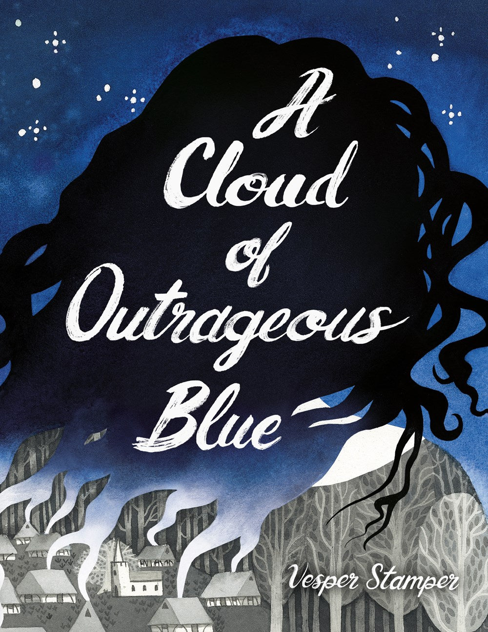 Cloud of Outrageous Blue - Premium Blue Cloud Pattern Home Decor for Living Room & Bedroom | Perfect for Boho Chic & Modern Interior Design Styles