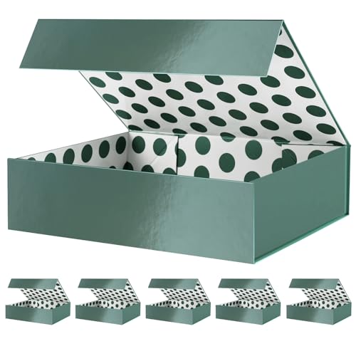 Green-13x9.7x3.4-Pack of 6