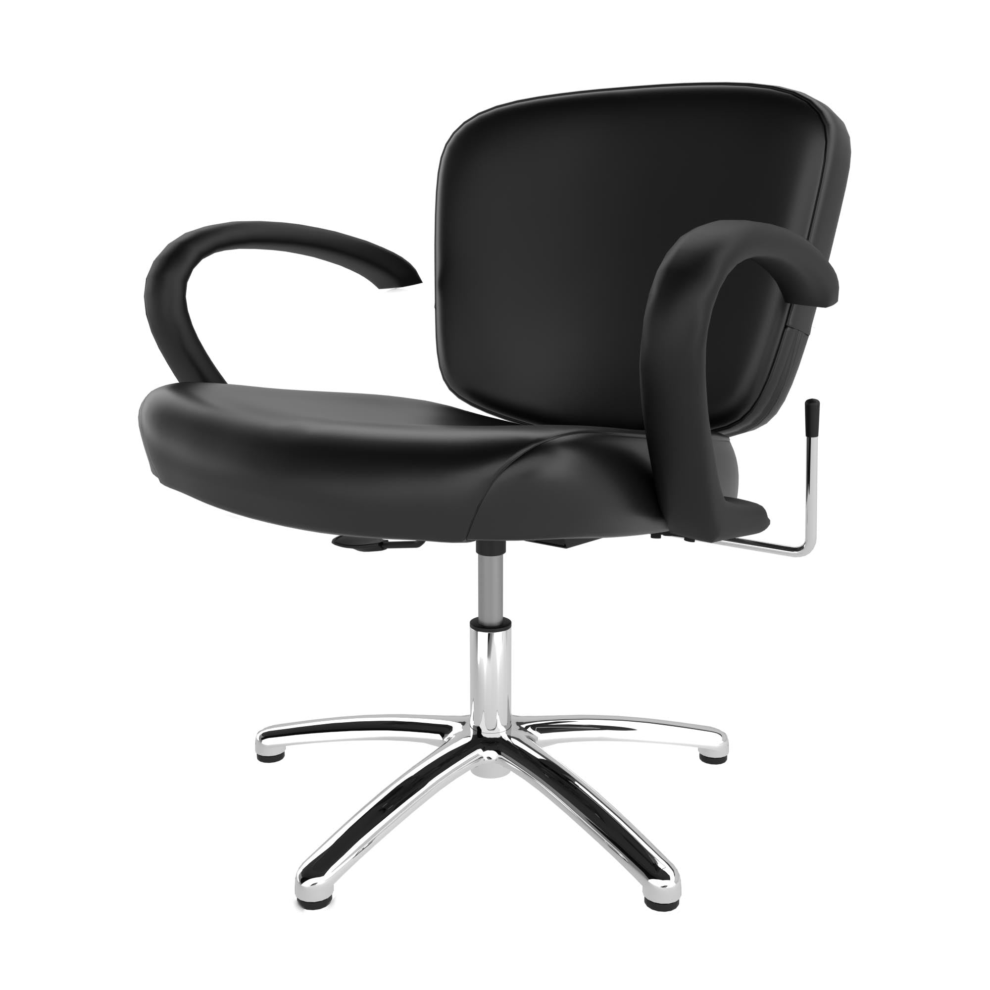 Merano Professional Lever Control Shampoo Chair for Salon & Barber Shop - Hydraulic Hair Washing Sink Chair with Adjustable Height for Hair Styling & Spa Treatments