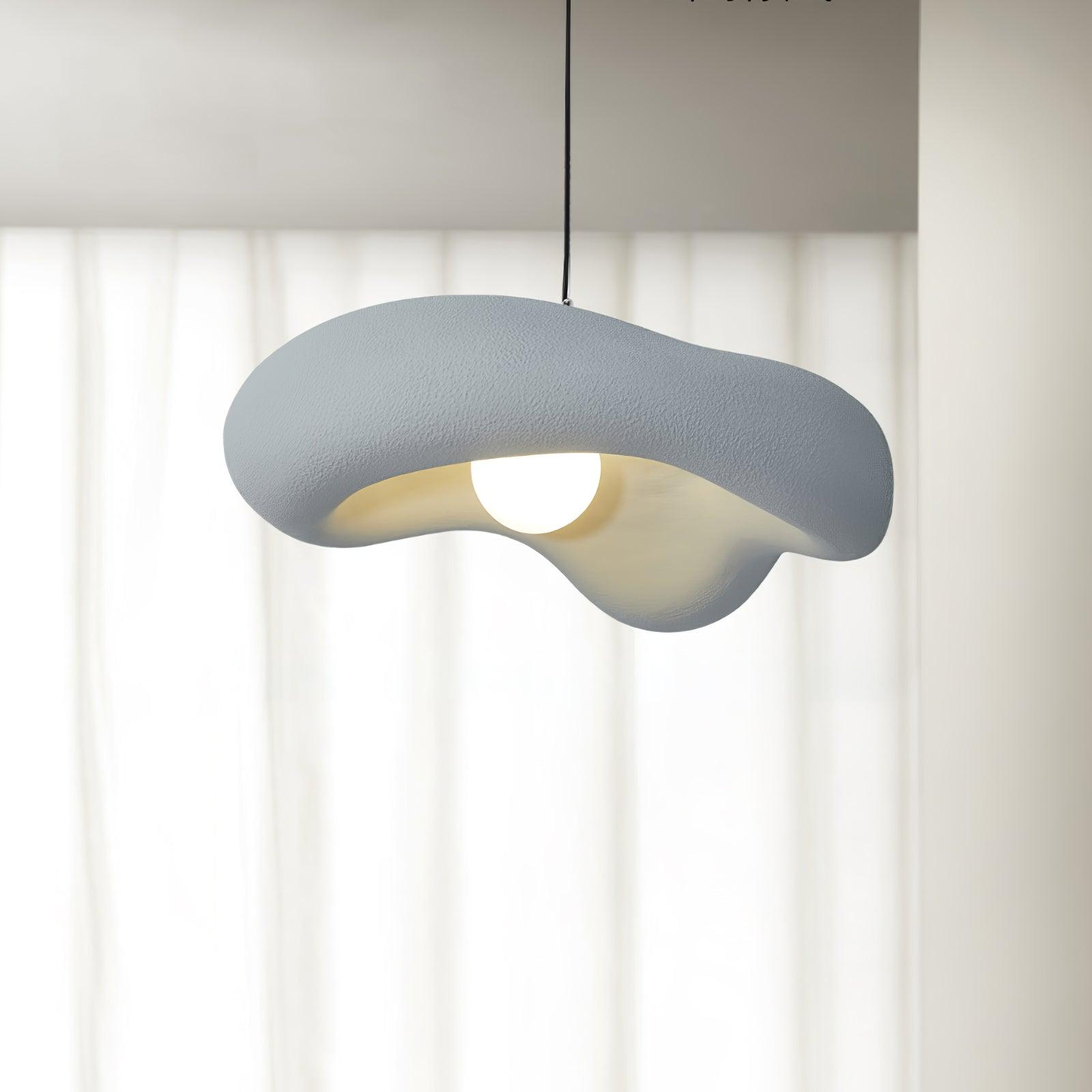 Eterna Wabi Sabi Pendant Light - Handmade Japanese Minimalist Hanging Lamp for Living Room, Bedroom, or Dining Room Decor