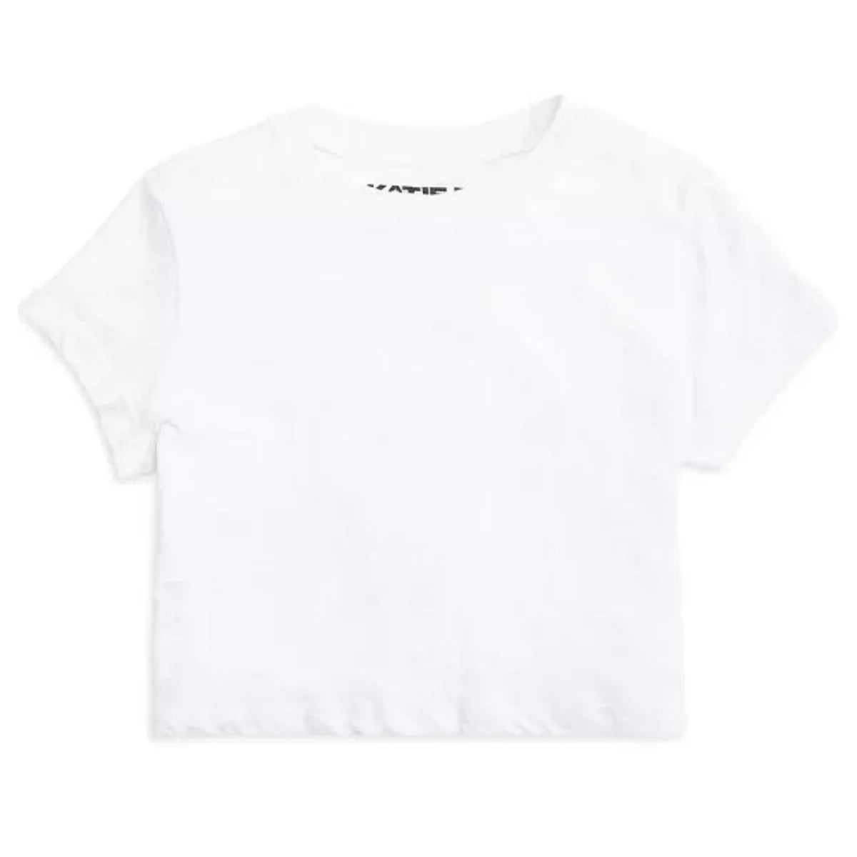 Katie J Fearless Graphic T-Shirt for Women - Soft Cotton White Tee - Casual Everyday Wear & Street Style Outfits