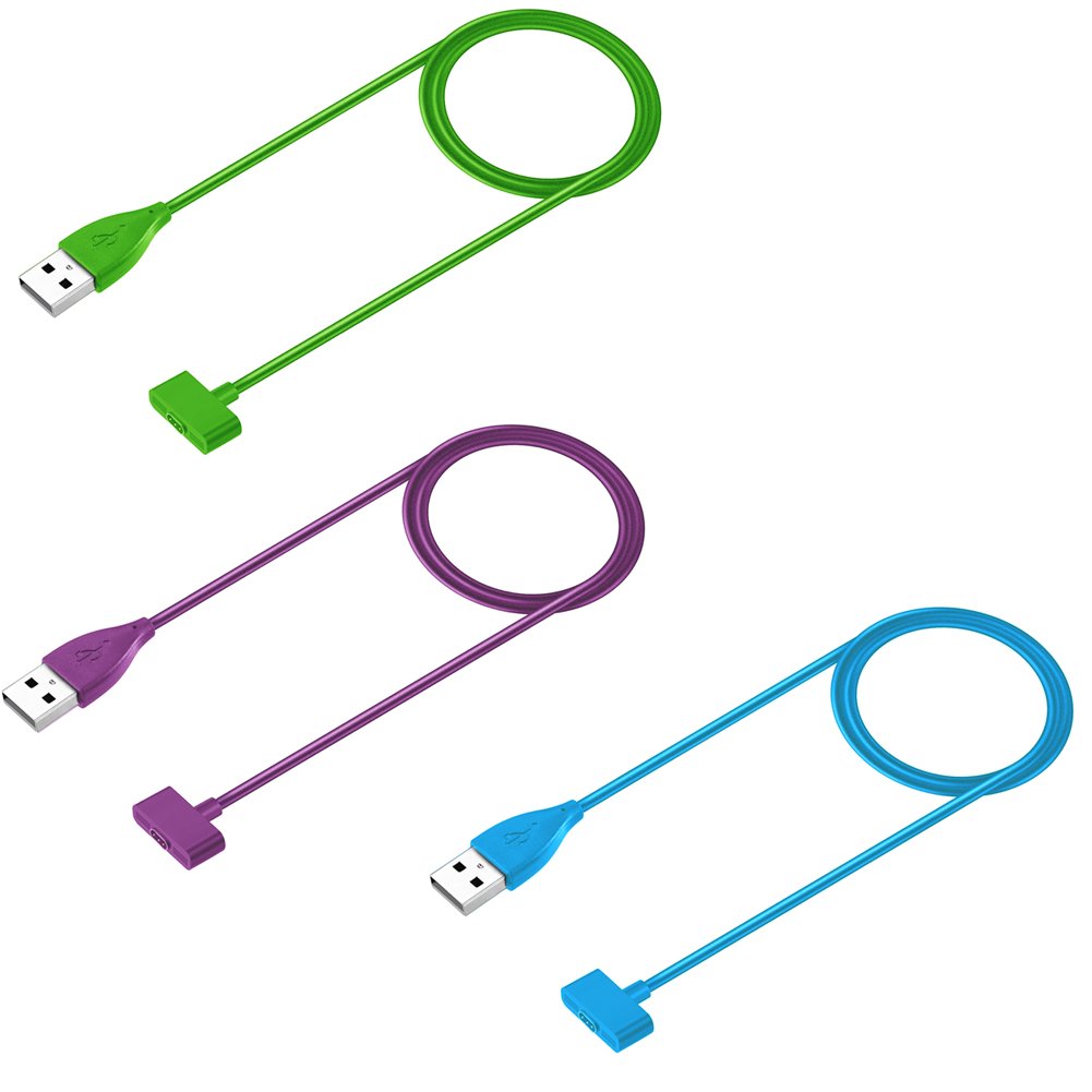 Aczer-Y Fitbit Ionic Charger Cable - 3FT USB Replacement Charging Cord for Fitbit Ionic Smartwatch | Perfect for Home, Office & Travel Use
