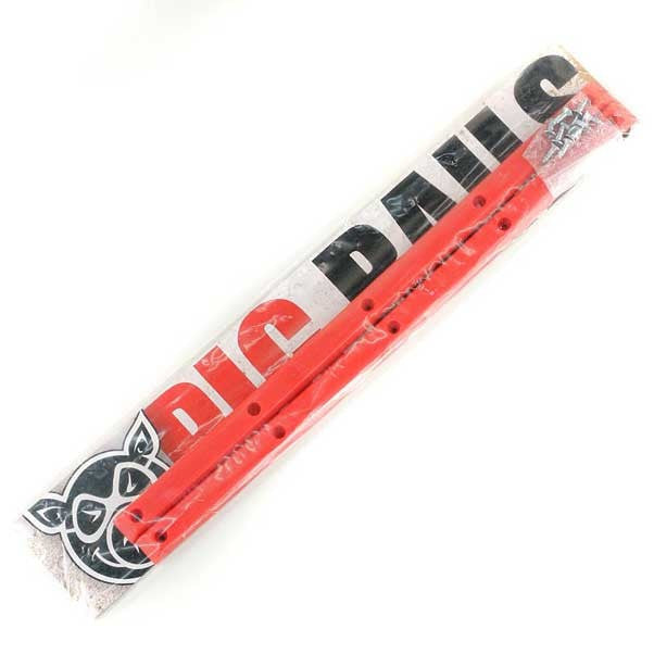 Pig Skate Rails - Durable Red Grind Rails for Skateboarders | Perfect for Street Skating & Park Tricks