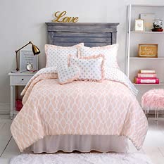 Sweet Timeless 2-Piece Comforter Set - Soft Pink Twin Size Bedding for Girls & Teens - Perfect for Cozy Bedrooms, Dorm Rooms & Guest Rooms