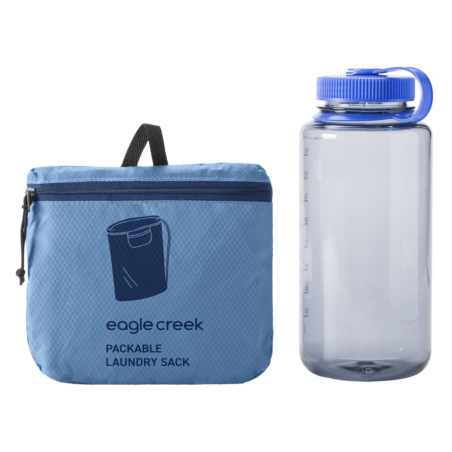 Eagle Creek Packable Laundry Sack - Lightweight Travel Laundry Bag for Camping, Gym & Backpacking - Compact Wash Bag for Clothes Storage on Trips