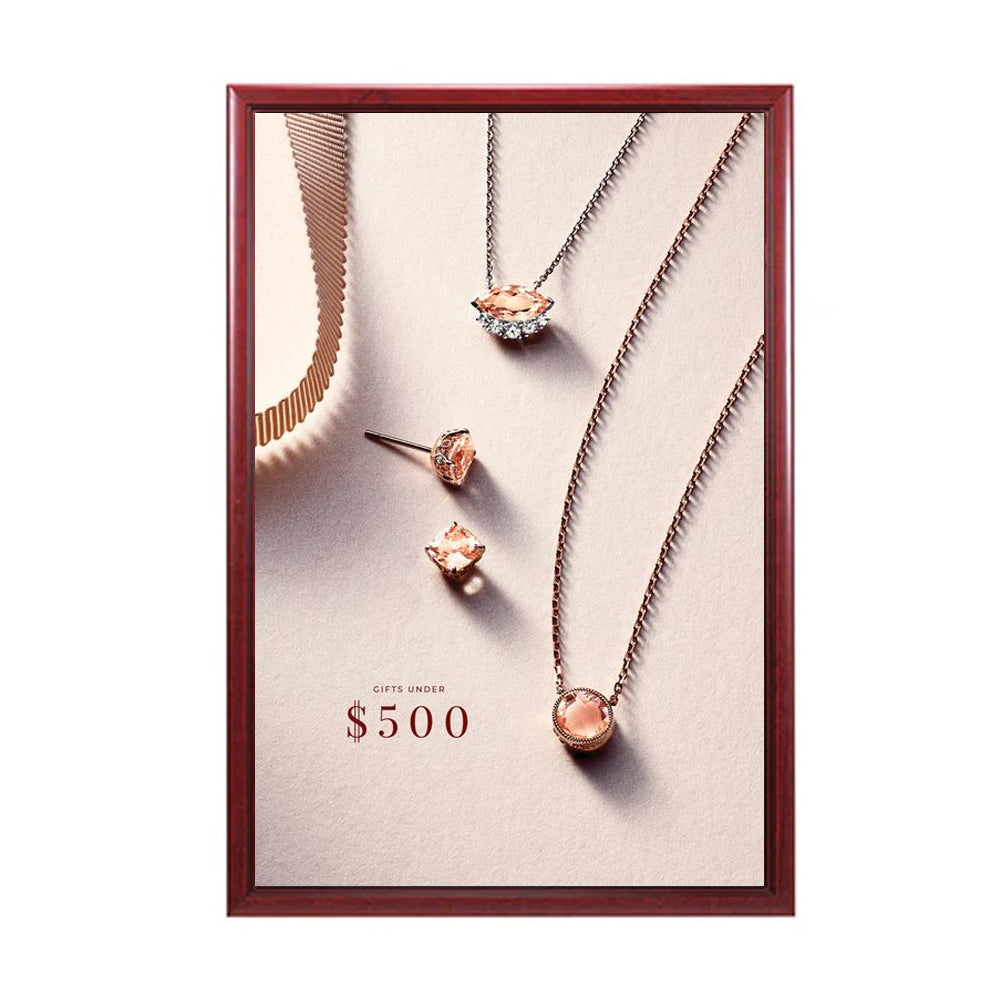 24x30 Inch Wooden Poster Frame - Premium Quality Swing Frame for Wall Art Display - Perfect for Home, Office, and Gallery Decor