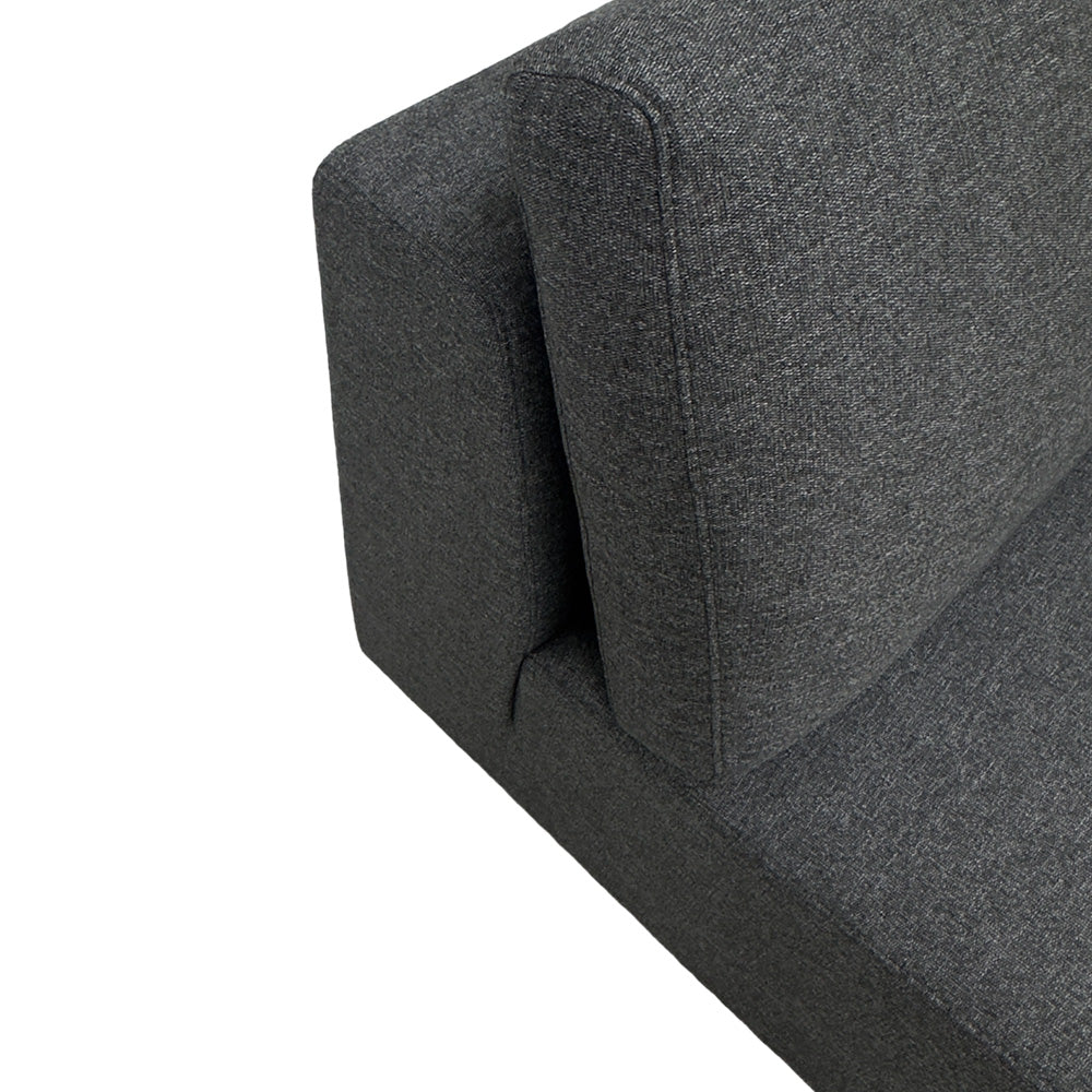 Modular Right Arm Chair with EcoClean Fabric - Ergonomic Office Chair for Home & Workspace - Comfortable Gaming & Study Chair for Long Hours Sitting