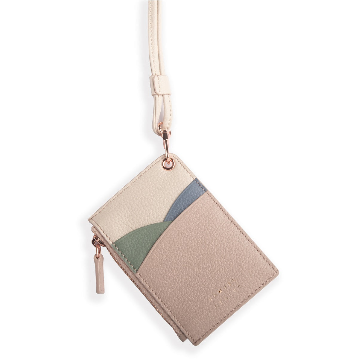 Robyn Genuine Leather ID Badge Holder with Detachable Lanyard - Premium RFID Blocking Security Card Holder for Work, School & Office Access