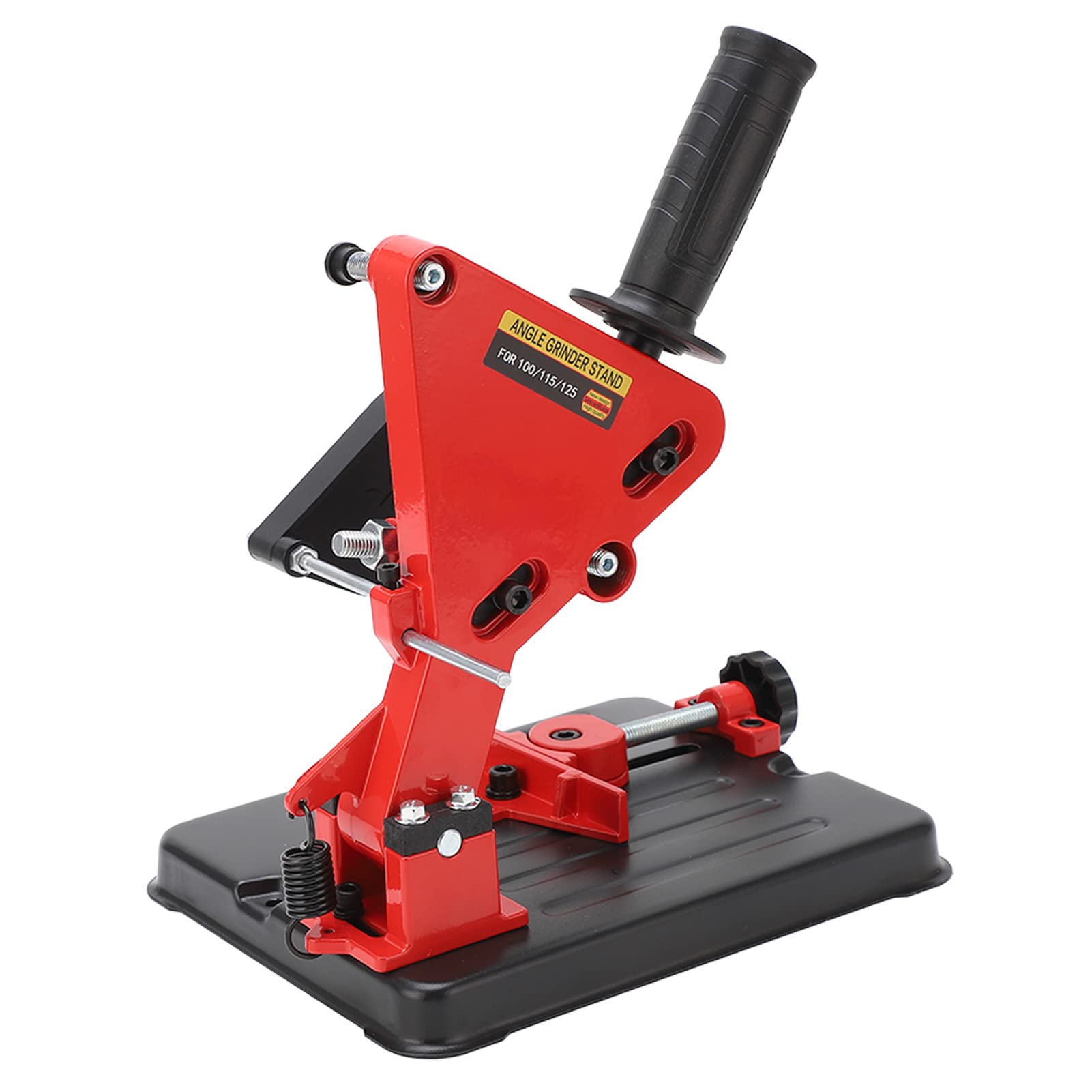 Heavy Duty Cast Iron Angle Grinder Stand - Universal Bracket for 100mm & 125mm Angle Grinders - Perfect for Metalworking, Woodworking & DIY Projects