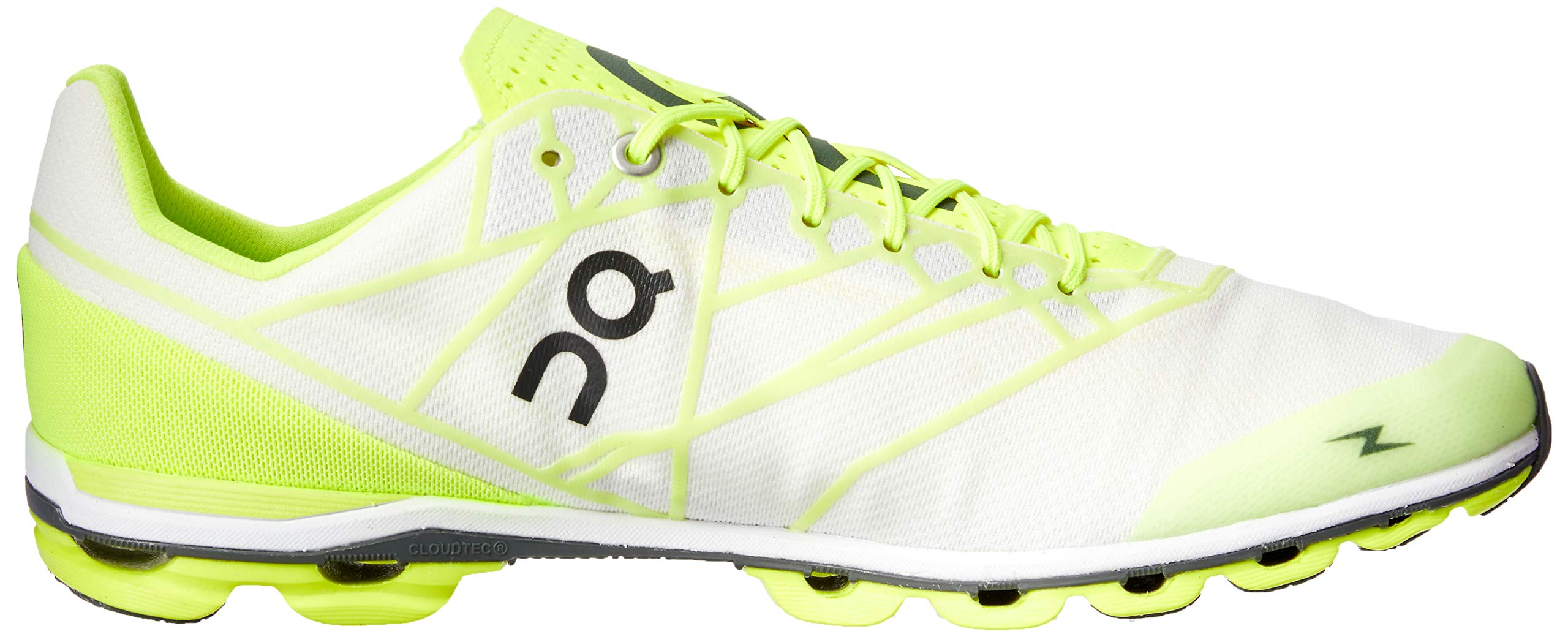 Men's On Cloudflash Running Shoes - Neon/White - Lightweight & Breathable for Road Running, Training & Gym Workouts