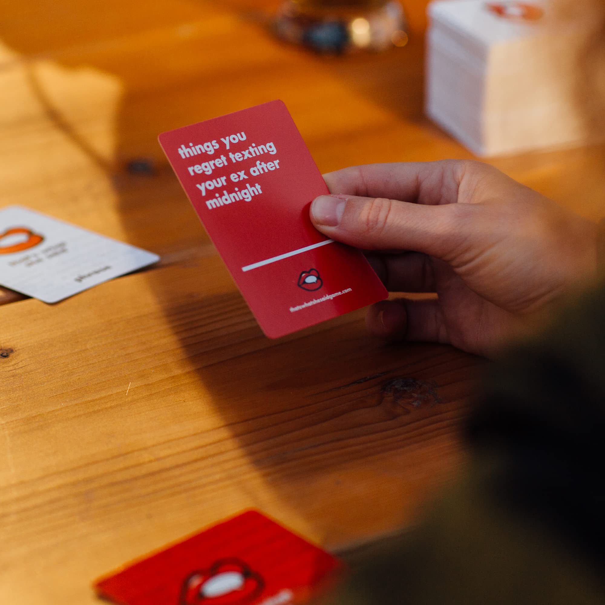 That's What She Said Game - Hilarious Adult Party Card Game for Ages 17+ | Perfect for Bachelorette Parties, Game Nights & Icebreaker Activities