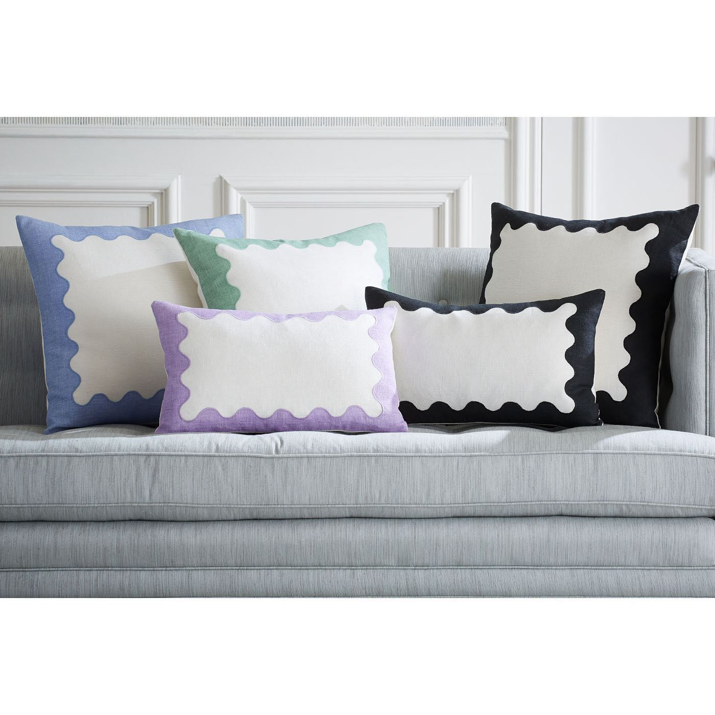 Ripple Rectangle Pillow - Soft Decorative Throw Pillow for Couch, Bed, Sofa - Perfect for Living Room, Bedroom & Home Decor