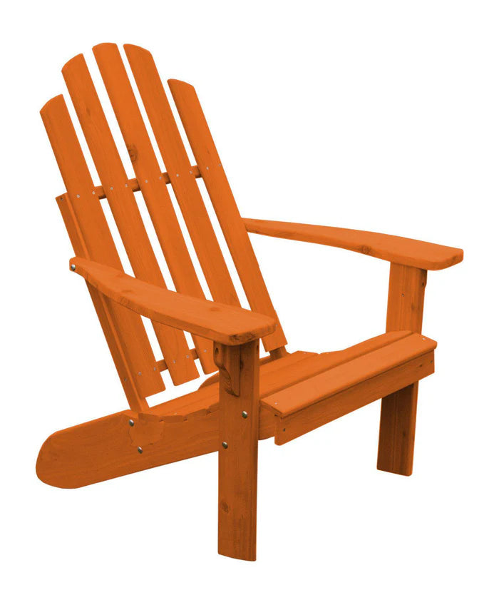 Regallion Kennebunk Adirondack Chair - Premium Outdoor Patio Furniture for Backyard, Garden & Poolside Relaxation - Weather-Resistant Comfortable Wooden Deck Chair