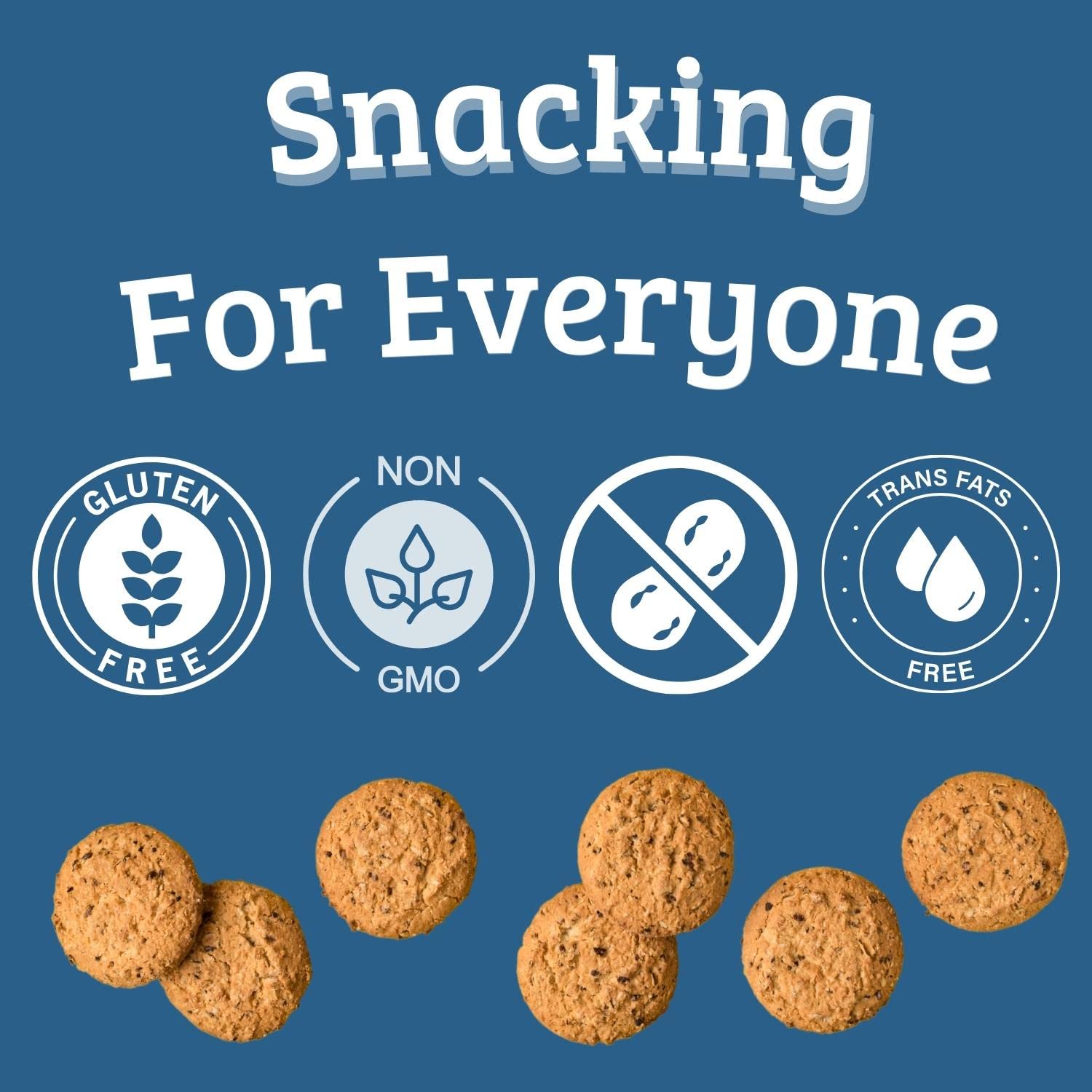 Mi-Del Ginger Snap Cookies - Non-GMO, Gluten Free, 0g Trans Fat, Vegan Snacks (Pack of 1) | Perfect for Holiday Gifts, Tea Time & Healthy Desserts