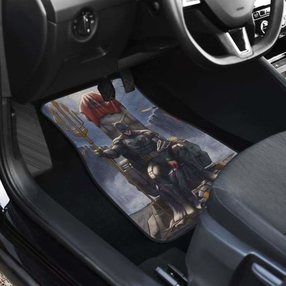 Batman Car Floor Mats for Vehicles - Premium Custom Fit All-Weather Protection - Perfect for SUVs, Trucks & Sedans - Great Gift for Batman Fans & Car Enthusiasts