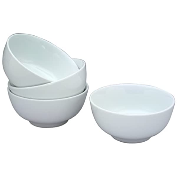 BIA Bistro Chowder Bowl Set of 6 - Ceramic Soup Bowls for Chowder, Stew & Pasta - Perfect for Restaurant, Cafe & Home Dining
