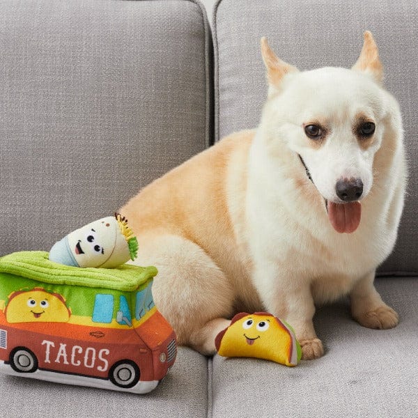 Outward Hound Hide A Taco Plush Dog Toy Puzzle - Interactive Treat Puzzle Game for Dogs - Great for Training, Mental Stimulation & Playtime Fun