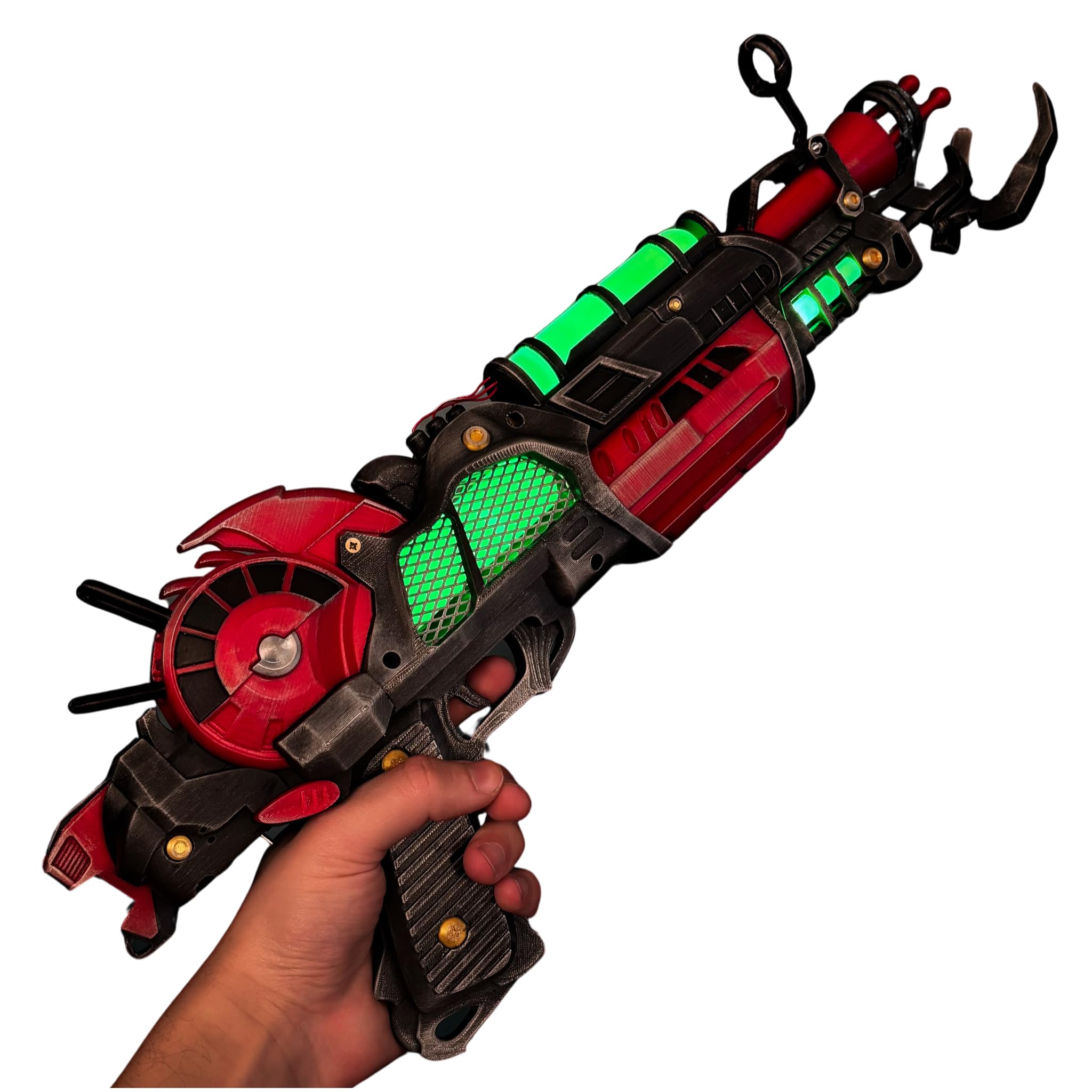 Ray Gun Mark 2 LED Lights Replica - Call of Duty Zombies Prop for Cosplay & Collectors | Perfect for Gaming Events, Halloween Costumes & Display Collections (Stand Not Included)