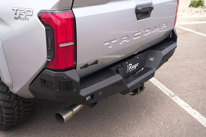 Rago Fabrication Heavy-Duty Rear Bumper for 2024-2025 Toyota Tacoma | Off-Road Protection & Towing | Perfect for Overlanding & Truck Modifications