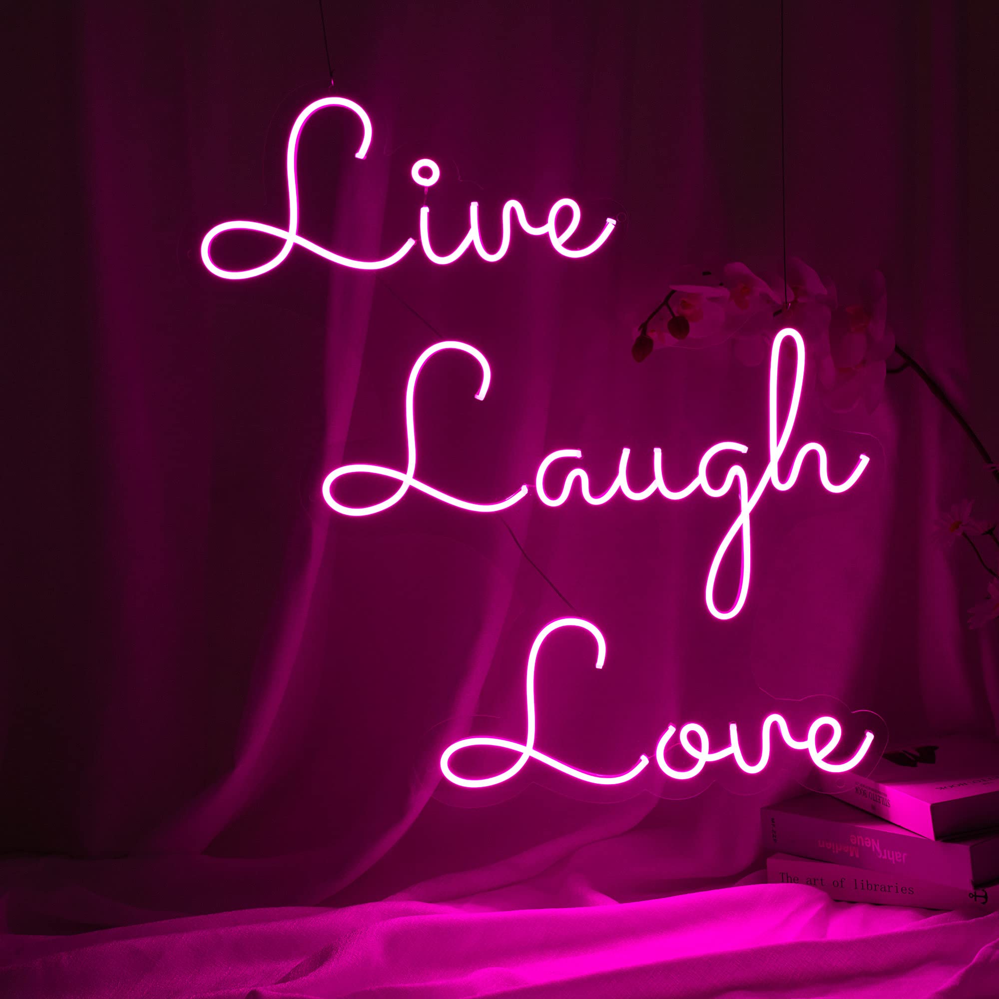 Custom LED Neon Sign - Personalized Name & Logo Neon Light for Wedding, Birthday Party, Home, Bedroom, Living Room, Game Room & Bar Decor - Wall Art Neon Signs - Perfect Mother's Day Gift for Home & Office Decoration