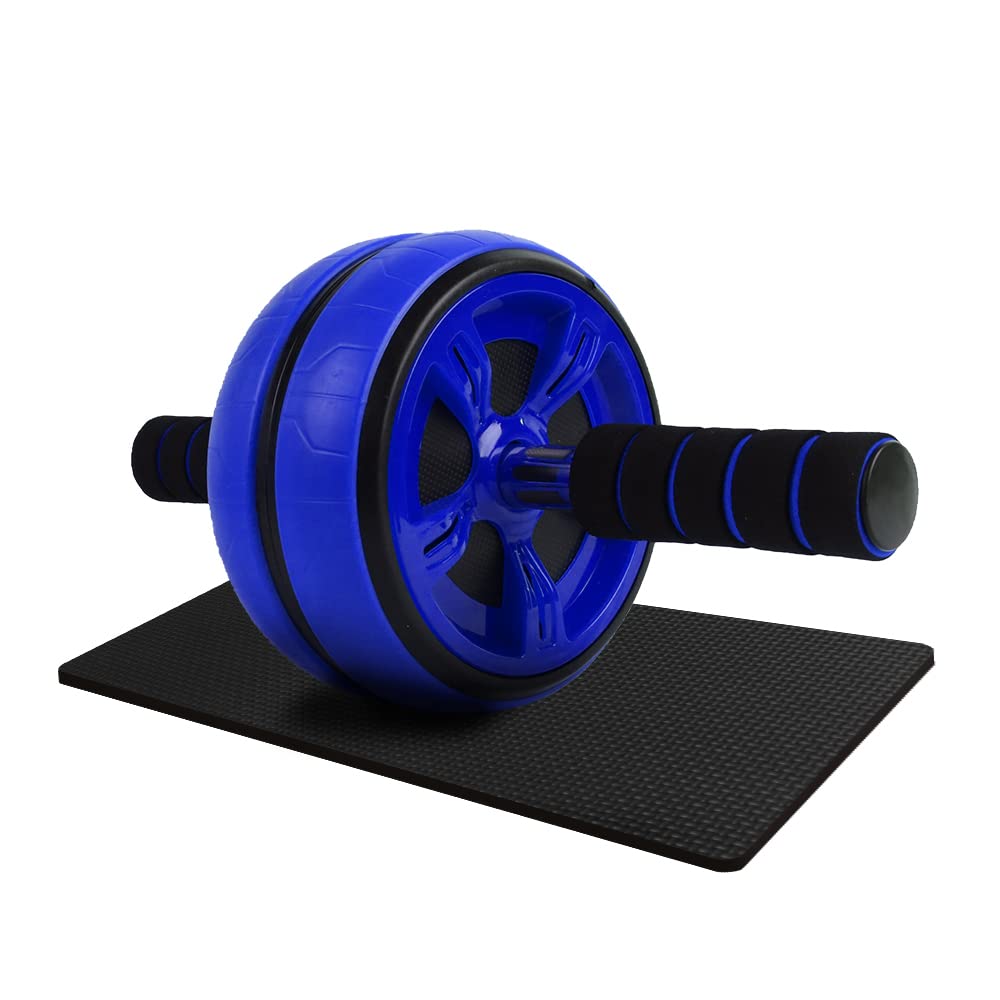 BIGTREE Ab Roller Wheel for Core & Abdominal Workout - Portable Home Gym Equipment with Knee Pad - Perfect for Abs Training, Strength Building & Home Fitness Routines