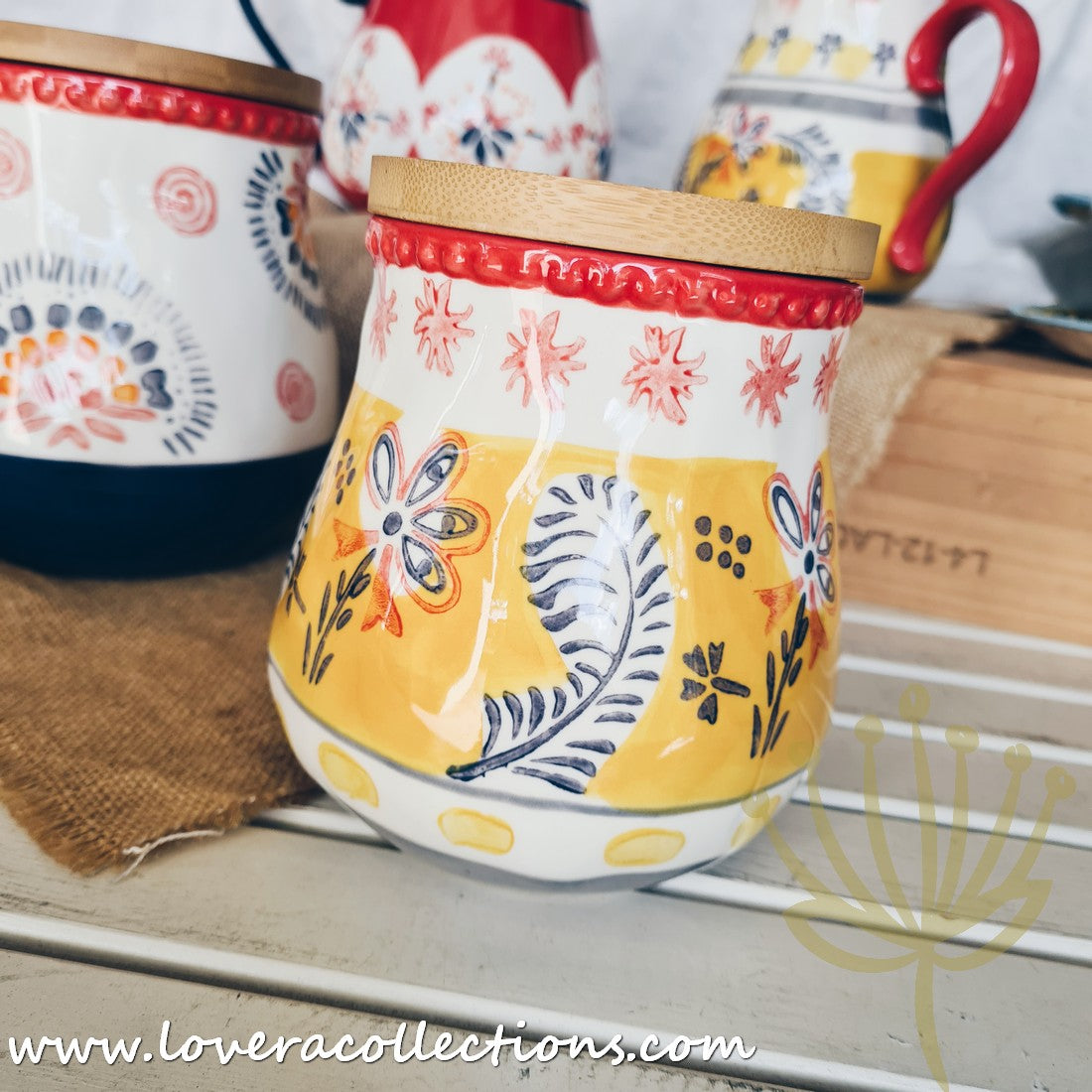 Afrocentric Yellow Dinnerware & Serveware Set - Modern African-Inspired Plates, Bowls & Serving Dishes for Stylish Dining & Entertaining