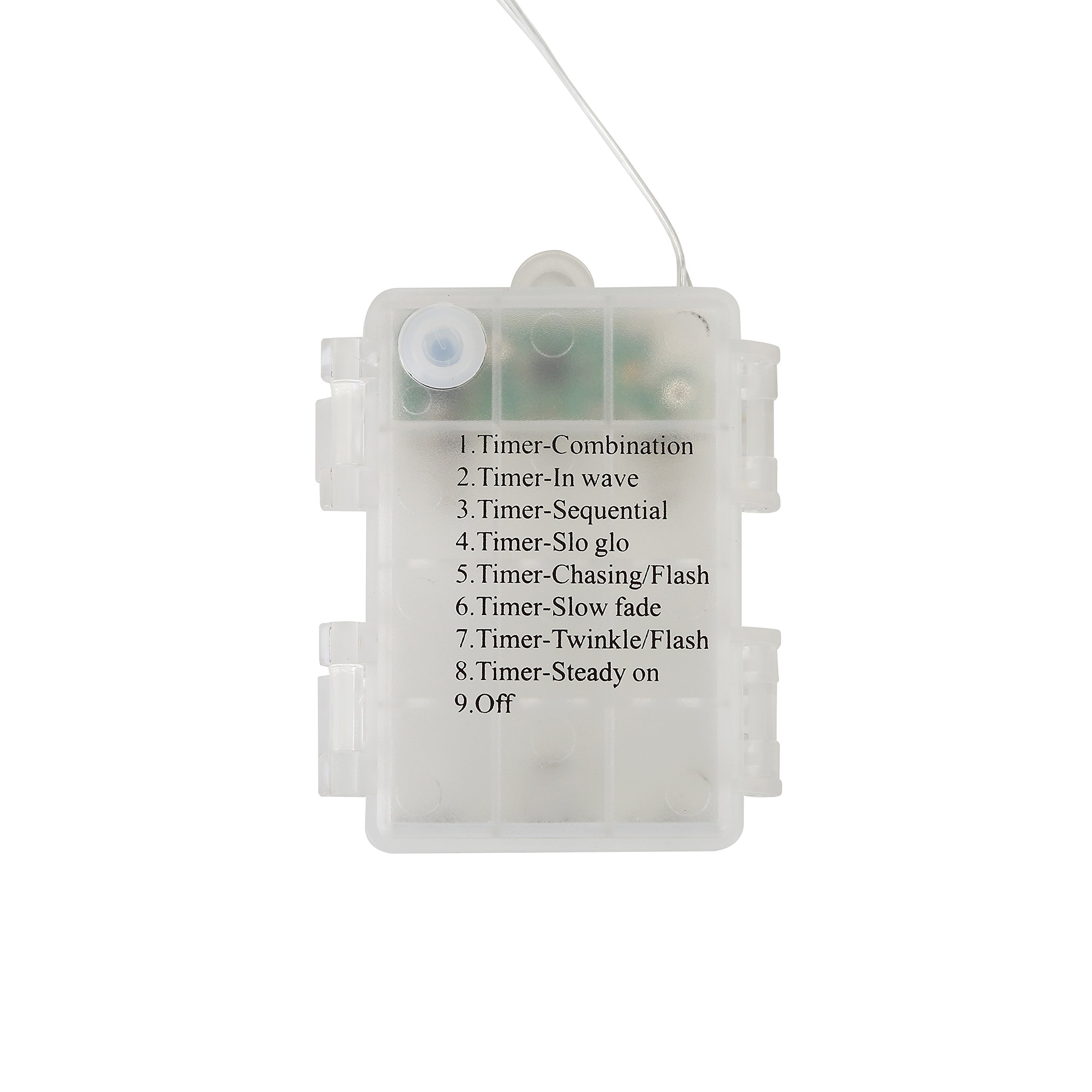 20 LED Twinkle Fairy String Lights with Timer - Battery Operated for Easter, Garden, Home, Wedding, Party & Christmas Decorations (Set of 2, Warm White) | Perfect for Indoor & Outdoor Festive Lighting, Backyard Parties, and Cozy Bedroom Ambiance